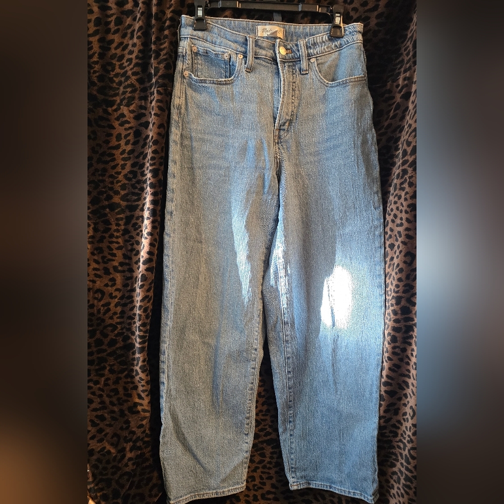 Madewell Blue Straight Leg Jeans